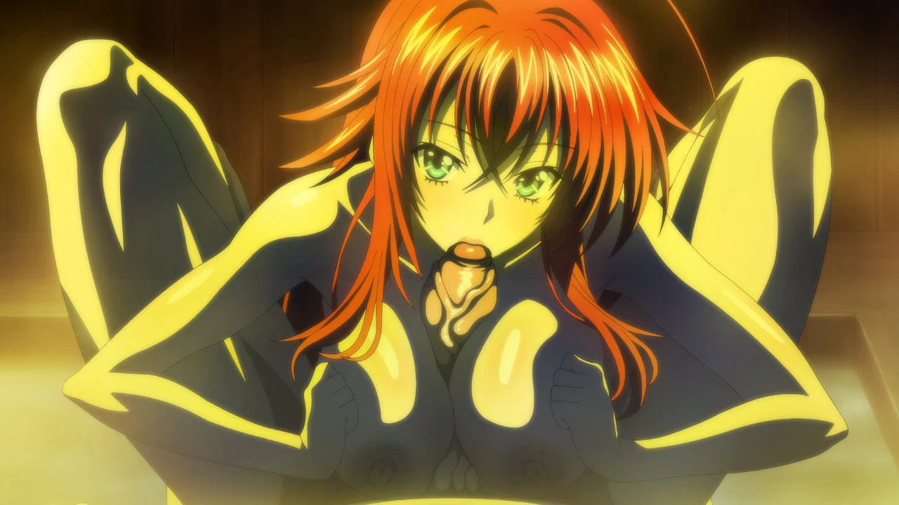 rias gremory paizuri hentai animation high school dxd darkleo